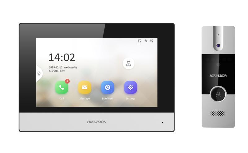 KIT DE VIDEOPORTERO HIBRIDO HIKVISION