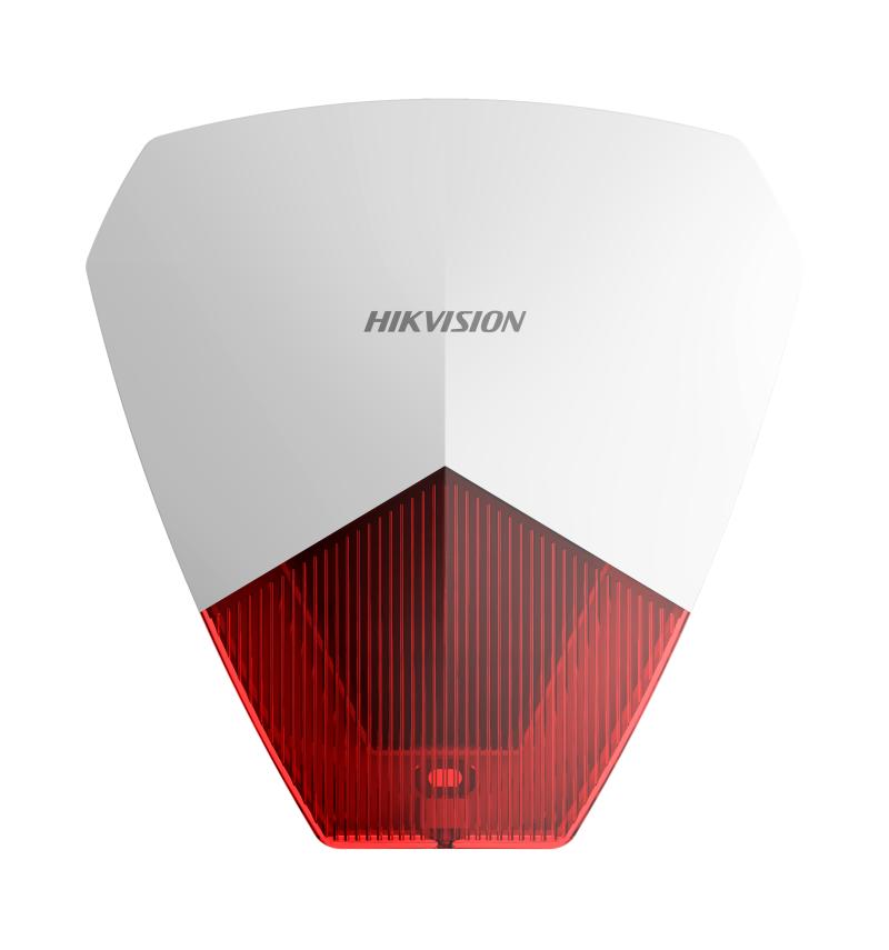 SIRENA CABLEADA CON LUZ ROJA HIKVISION