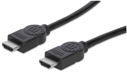 CABLE HDMI MANHATTAN M-M/30AWG/4K 30HZ 5M NEGRO