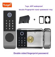 [TUYA EA1] CERRADURA PARA PUERTA METALICA DOBLE HUELLA TUYA A1DF / FINGER-D2 / TUR-EA1